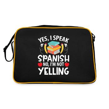 Professeur d’espagnol Maestra Professeur bilingue - Sac Retro - noir/or - Dos