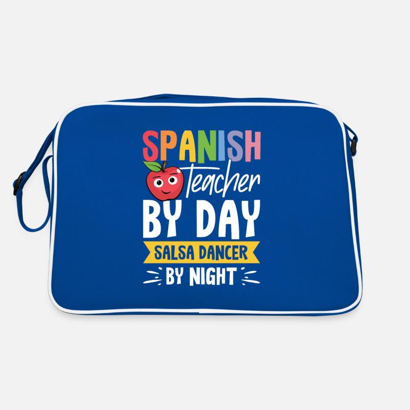 Spanischlehrerin Maestra Bilinguale Lehrerin Retro Tasche
