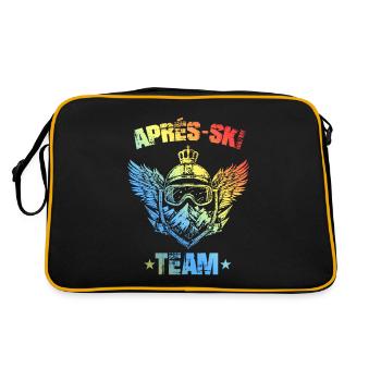 Équipe d’après-ski Bunt - Sac Retro - noir/or - Dos