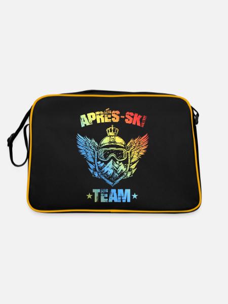 Équipe d’après-ski Bunt - Sac Retro - noir/or - Dos