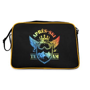 Équipe d’après-ski Spruch Bunt - Sac Retro - noir/or - Dos