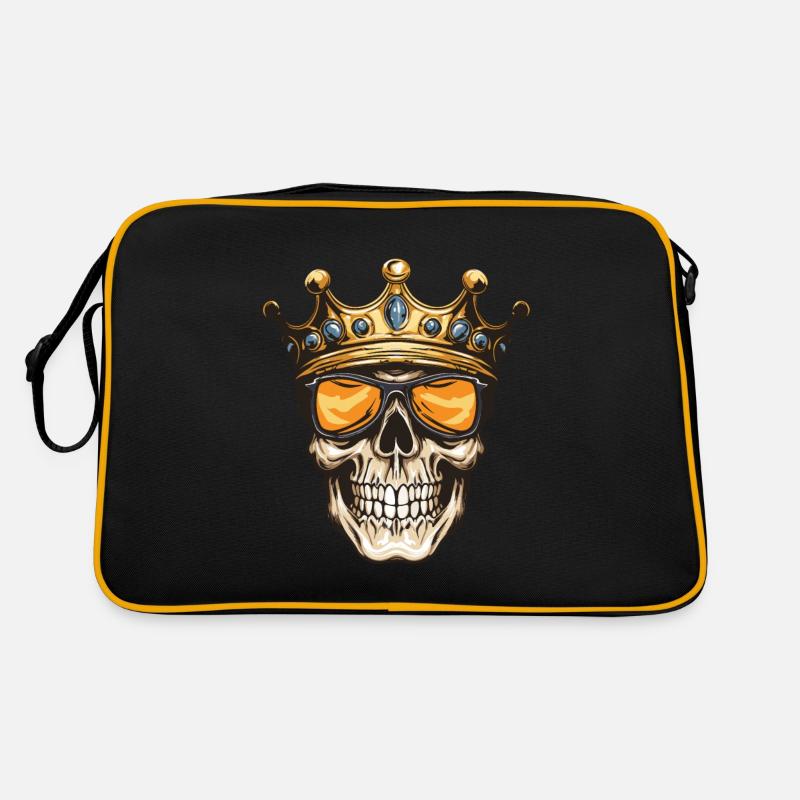 Skull King Crown Retro Bag