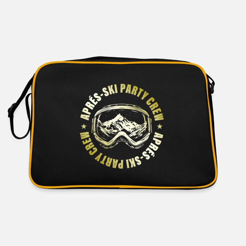 Après-ski Party Crew Ski Mountains Sac Retro