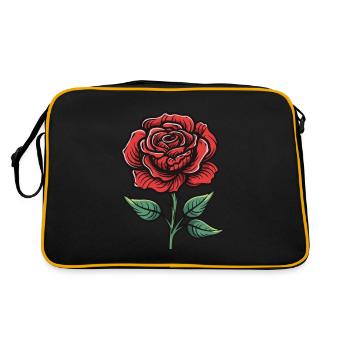 Amour de fleur de rose - Sac Retro - noir/or - Dos