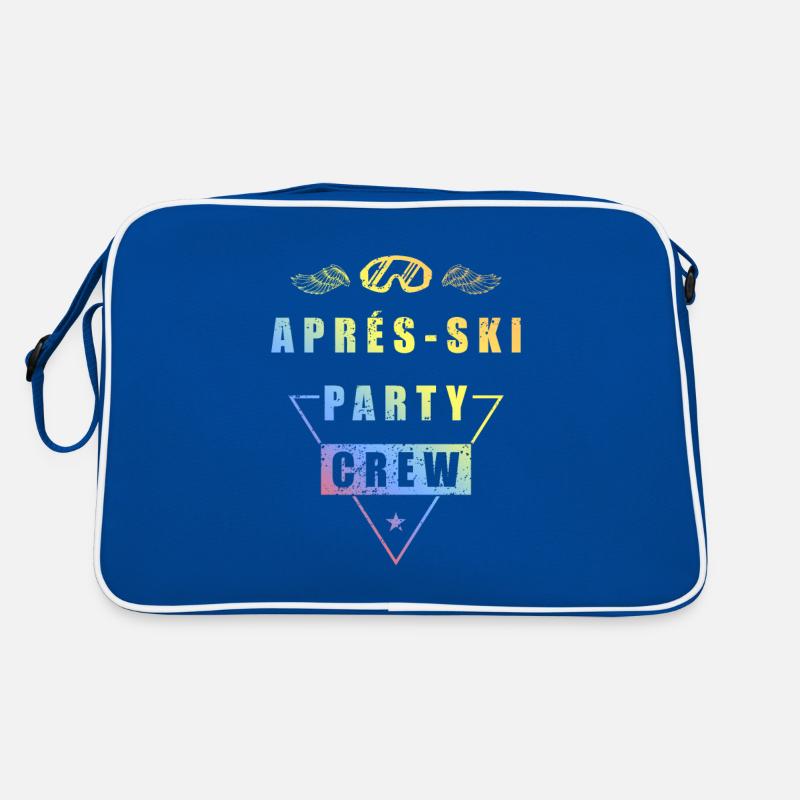 Apres Ski Team Spruch Bunt Retro Tasche