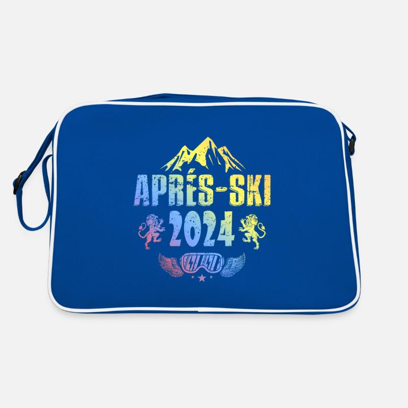 Apres Ski 2024 Spruch Bunt Retro Tasche