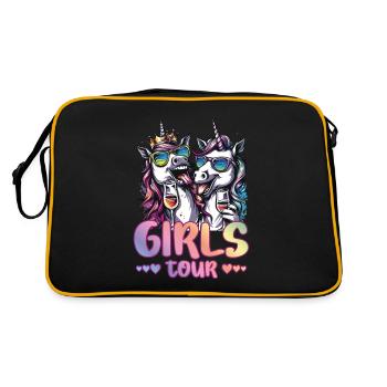 Girls Tour Girls Holiday Girls Night Out - Sac Retro - noir/or - Dos