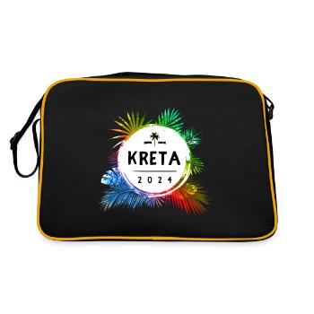 Crète 2024 Coloré - Sac Retro - noir/or - Dos