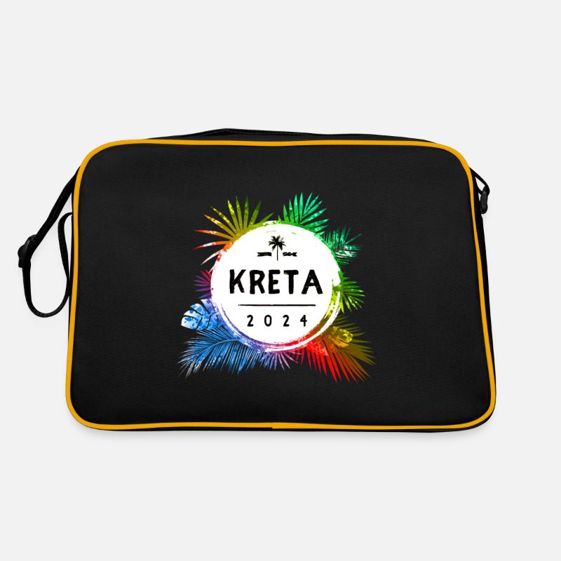 Crète 2024 Coloré Sac Retro