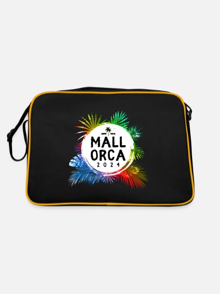 Majorque 2024 Coloré - Sac Retro - noir/or - Dos