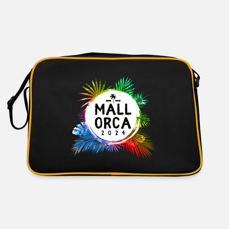 Mallorca 2024 Bunt Retro Tasche