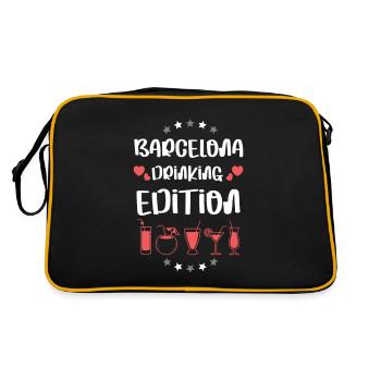 L’équipe de Barcelone Drinking - Sac Retro - noir/or - Dos
