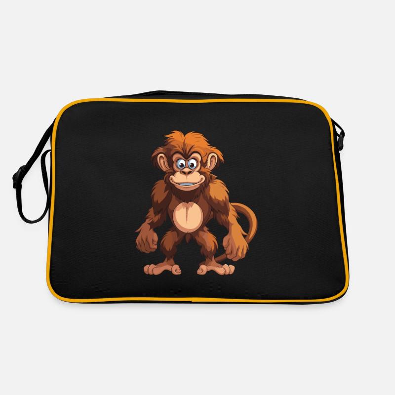 Affe Tier Retro Tasche