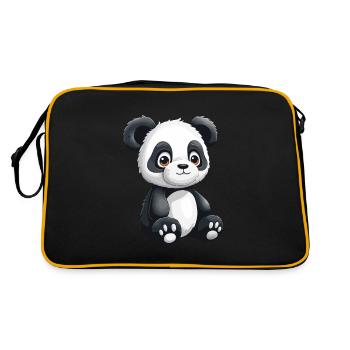Panda Animal - Sac Retro - noir/or - Dos