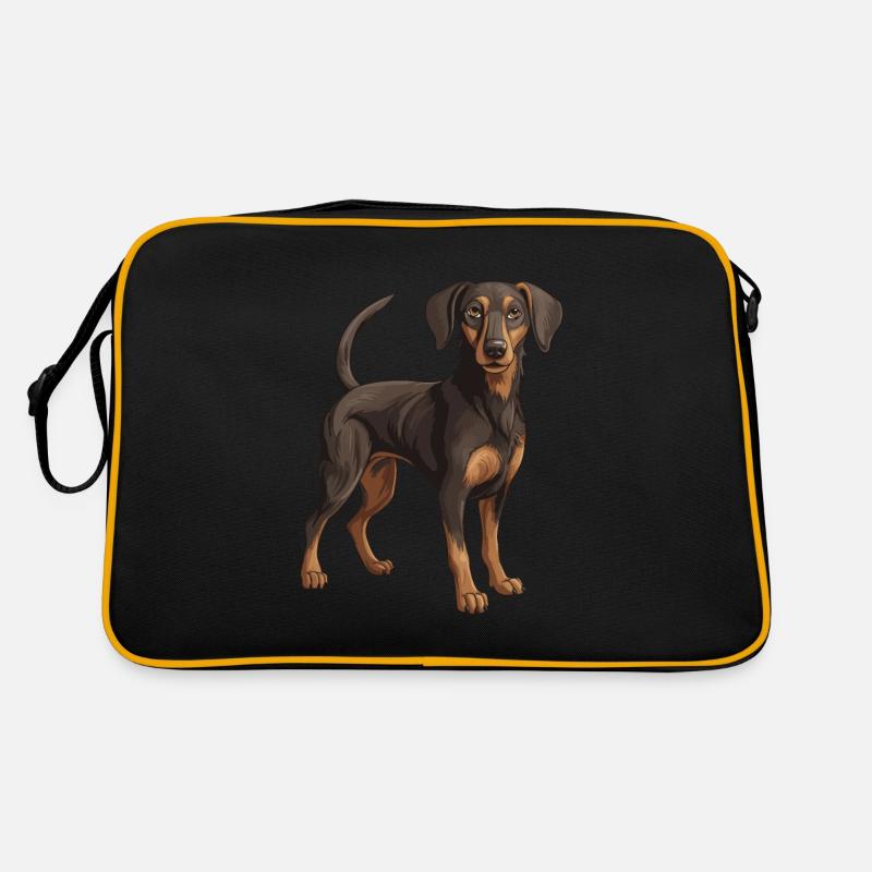 Dachshund Tier Dackel Retro Tasche