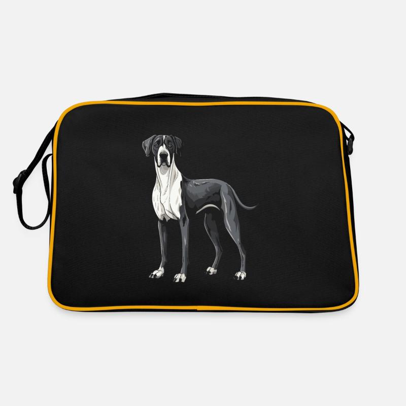 Great Dane Dog Animal Retro Bag