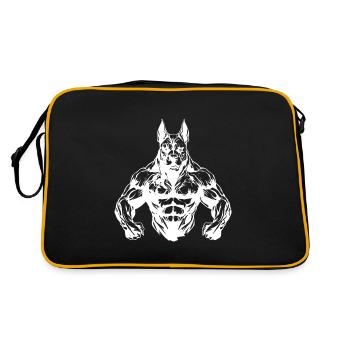 Musculation canine - Sac Retro - noir/or - Dos