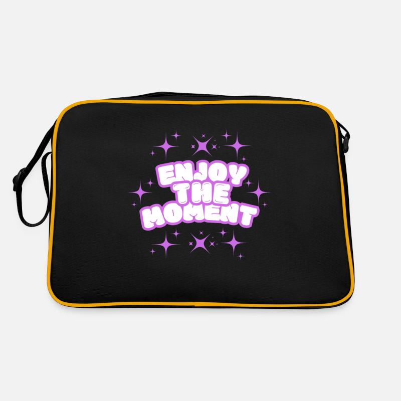 Enjoy the Moment Retro Tasche