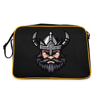 Viking Valhalla - Retro Bag - black/gold - Back