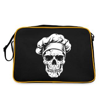 Koch Skull Chef - Retro Bag - black/gold - Back