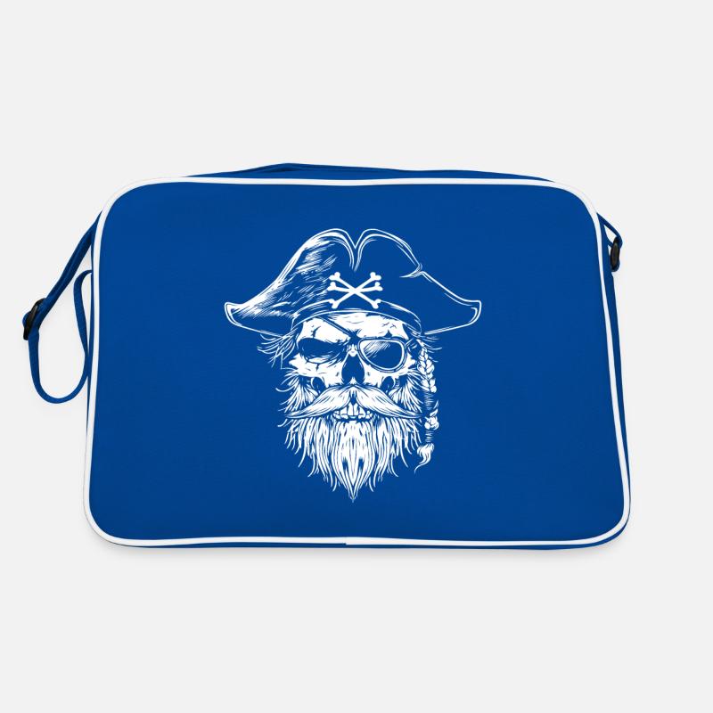 Pirate Skull Retro Bag