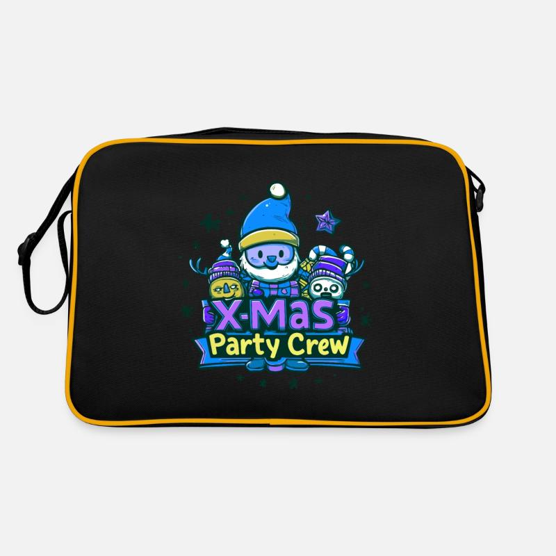 Fête de Noël Crew Dicton de Noël Sac Retro