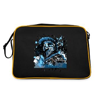 Mythologie du casque spartiate - Sac Retro - noir/or - Dos
