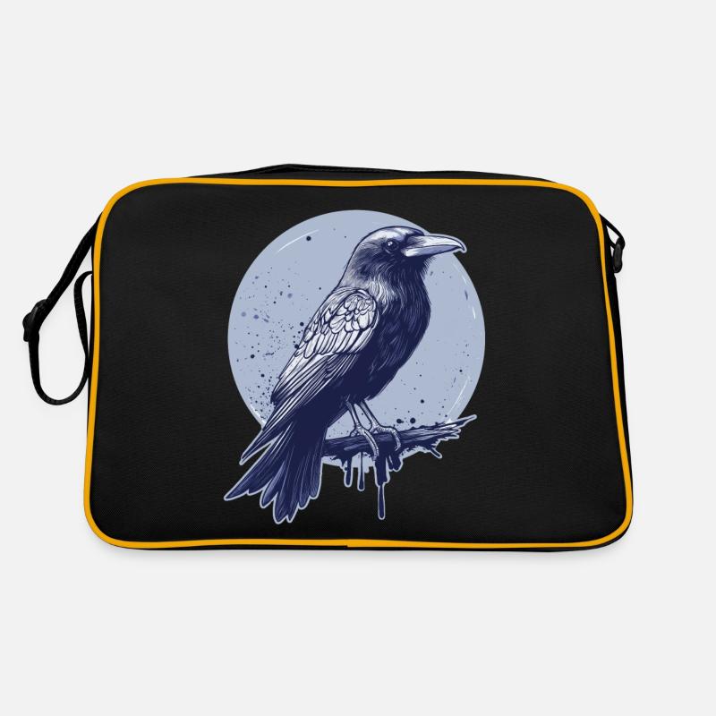 Corbeau corbeau - Sac Retro - noir/or