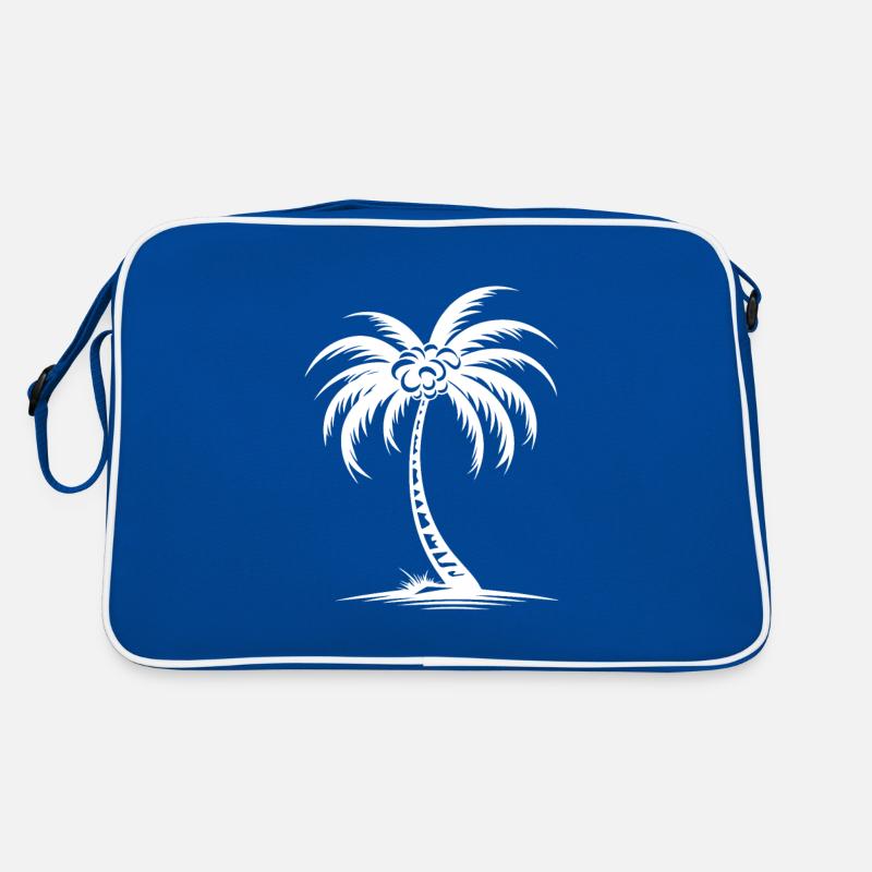 Palm Tree Icon Retro Bag