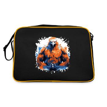 Eagle Muscles Musculation Bête - Sac Retro - noir/or - Dos