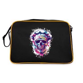Koch Skull Chef - Retro Bag - black/gold - Back