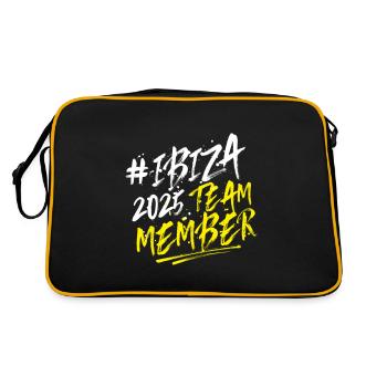 L’équipe d’Ibiza 2025 - Sac Retro - noir/or - Dos