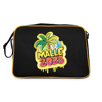 Malle 2025 Majorque - Sac Retro - noir/or - Dos