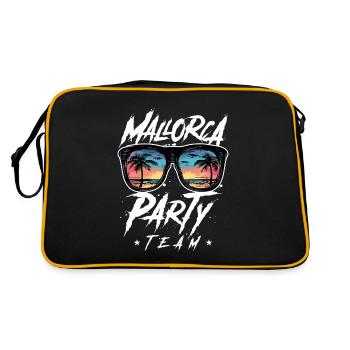 Majorque Party Team Palmiers - Sac Retro - noir/or - Dos