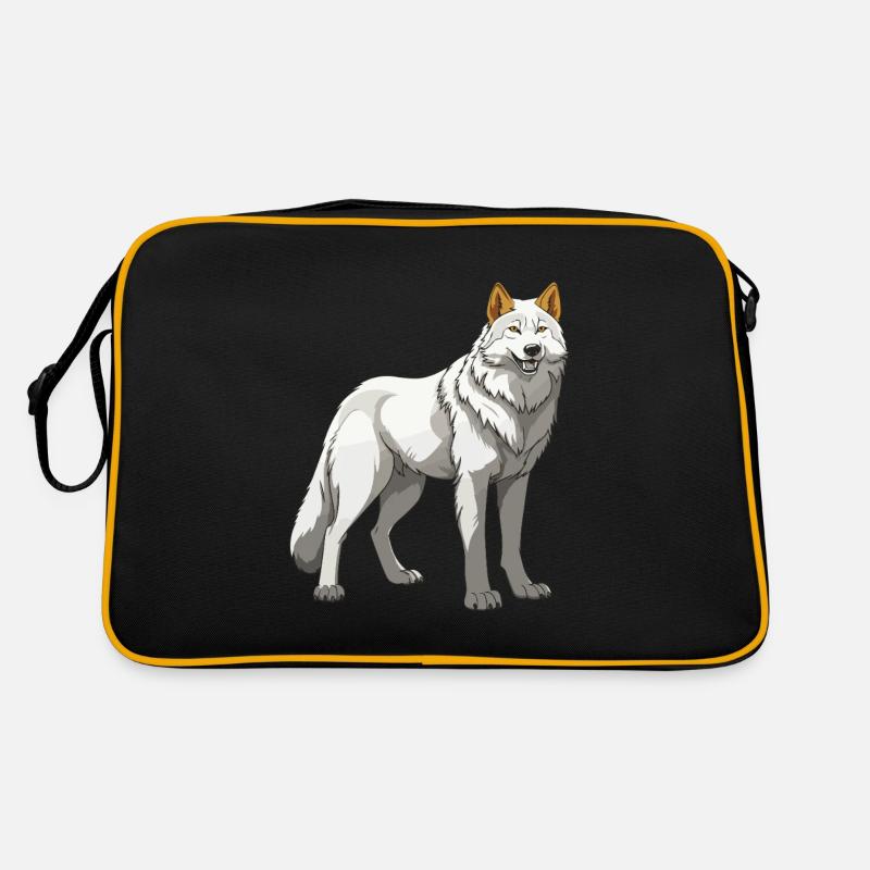 Wolf Animal Retro Bag