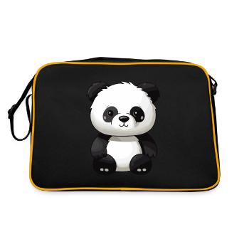 Panda Animal - Sac Retro - noir/or - Dos