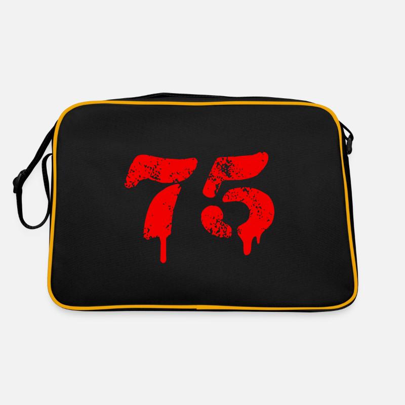 Symbole numérique 75 Sac Retro