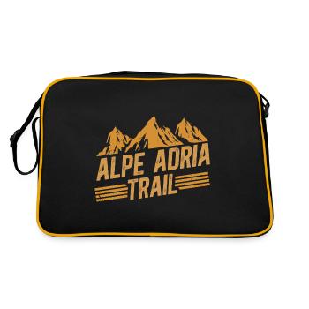 Traversée des Alpes Alpe Adria Trail Ferwanderweg - Sac Retro - noir/or - Dos