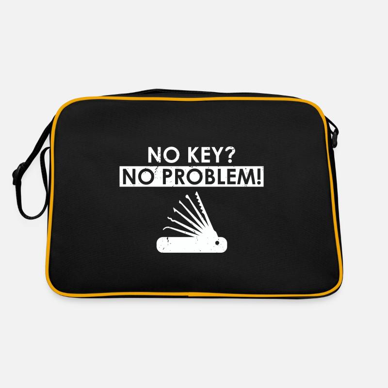 Conceptions de service de déverrouillage Lockpicking Lock Picking Sac Retro