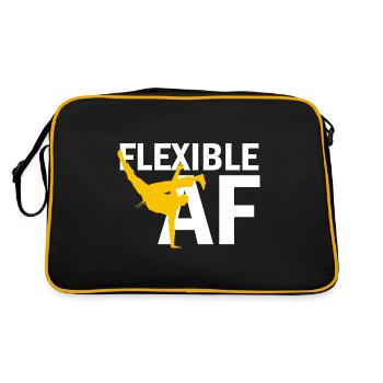 Capoeira für Mixed Martial Arts und Kickboxen - Retro Tasche - Schwarz/Gold - Hinten