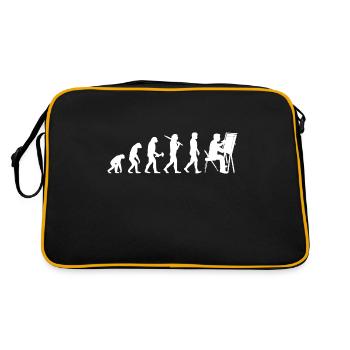 Technical draftsman Draftsman Evolution - Retro Bag - black/gold - Back