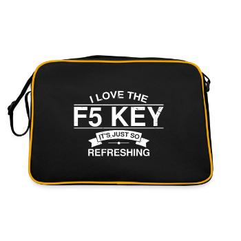 Cybersecurity Design for Hackers and Cyber Security - Retro Bag - black/gold - Back