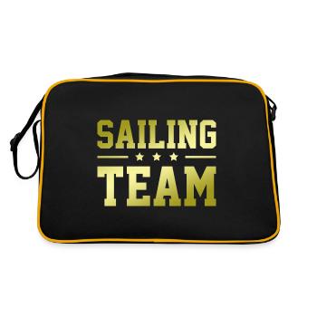 Équipe de voile - Sac Retro - noir/or - Dos