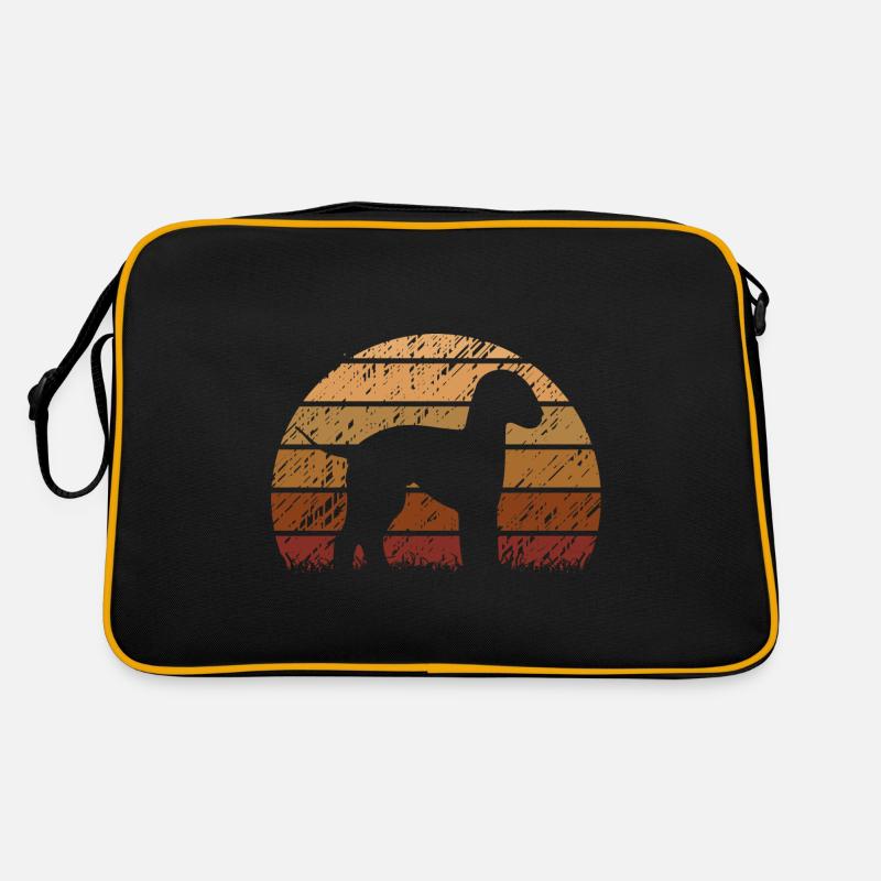 Bedlington Terrier Hund Vintage Retro Retro Tasche