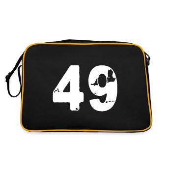 49 Number jersey - Retro Bag - black/gold - Back
