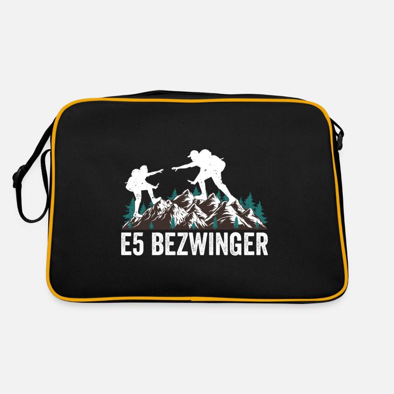 Alpenüberquerung Oberstdorf Meran E5 Fernwanderweg Retro Tasche