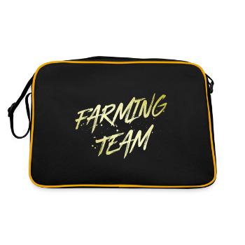 Équipe agricole - Sac Retro - noir/or - Dos