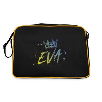 Eve - Retro Bag - black/gold - Back