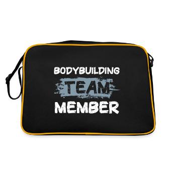 Équipe de musculation - Sac Retro - noir/or - Dos