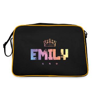 Emily - Sac Retro - noir/or - Dos
